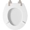 Mayfair Mayfair by Bemis Benton Slow Close Round White Enameled Wood Toilet Seat 26NISL-000 - alternate 2